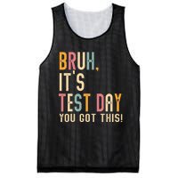 Bruh It’S Test Day You Got This Testing Mesh Reversible Basketball Jersey Tank