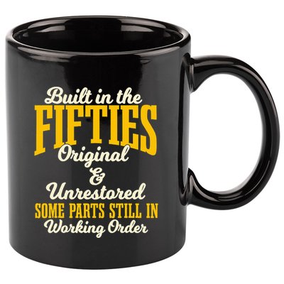 Built In The Fifties Original And Unrestored Some Parts 11oz C Handle Ceramic Mug