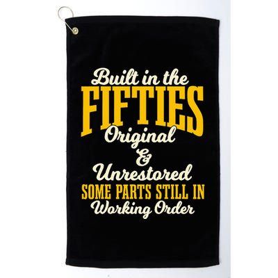 Built In The Fifties Original And Unrestored Some Parts Golf Towel