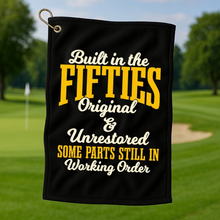 Built In The Fifties Original And Unrestored Some Parts Golf Towel
