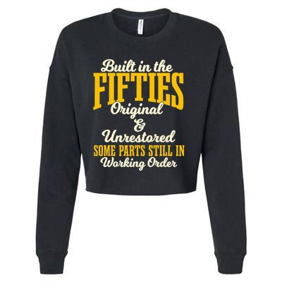 Built In The Fifties Original And Unrestored Some Parts Cropped Pullover Crew