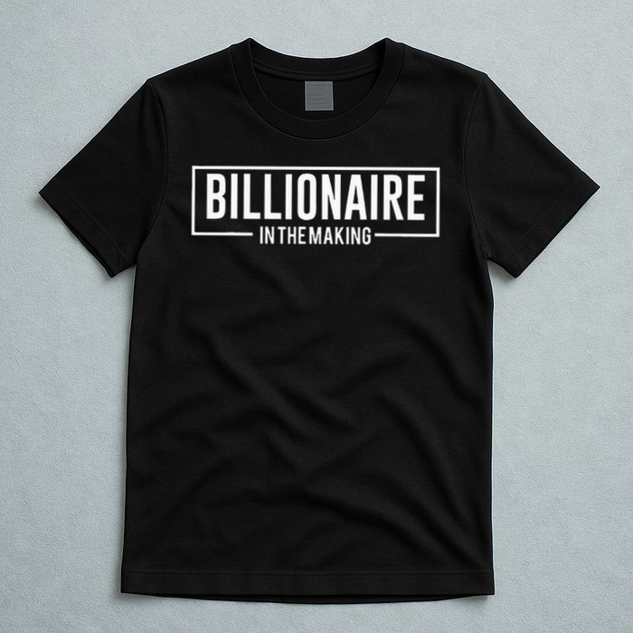 Billionaire In The Making Motivation Mindset T-Shirt