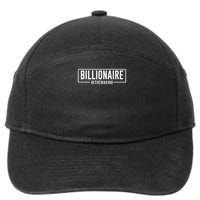 Billionaire In The Making Motivation Mindset 7-Panel Snapback Hat