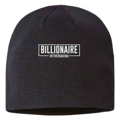 Billionaire In The Making Motivation Mindset Sustainable Beanie