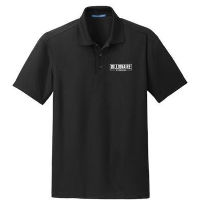 Billionaire In The Making Motivation Mindset Dry Zone Grid Polo