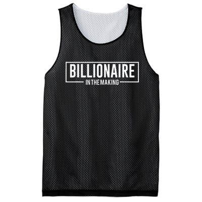 Billionaire In The Making Motivation Mindset Mesh Reversible Basketball Jersey Tank