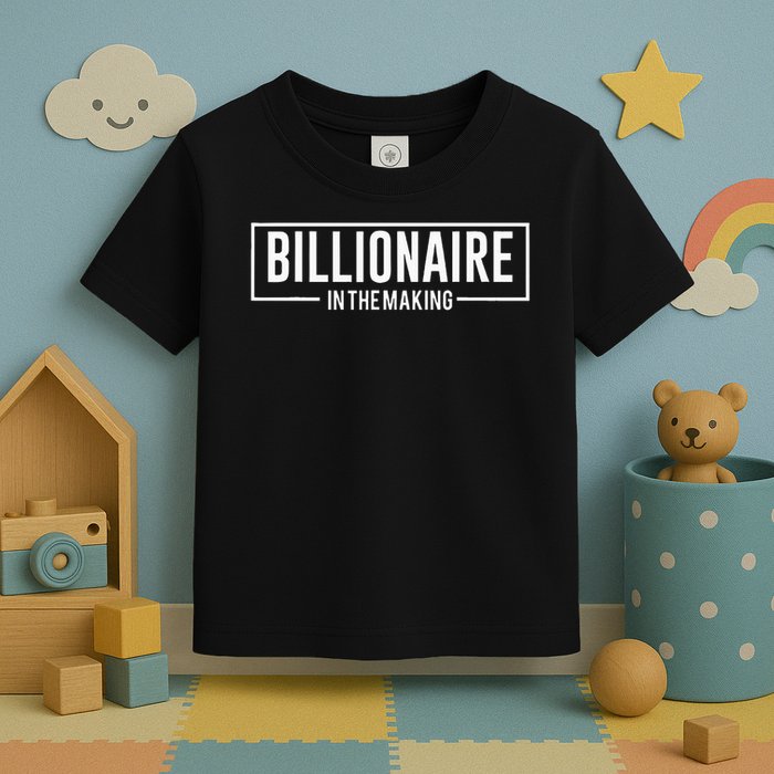 Billionaire In The Making Motivation Mindset Toddler T-Shirt
