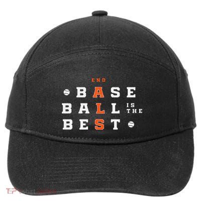 Baseball Is The Best End Als 7-Panel Snapback Hat