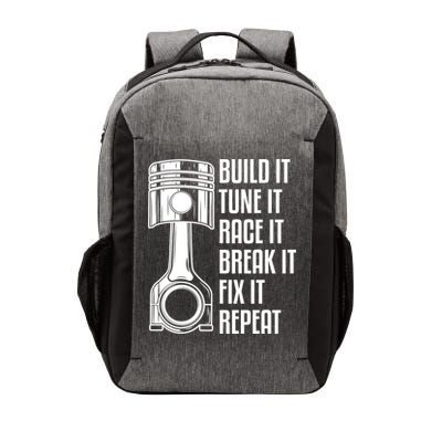 Build It Tune It Race It Break It Fix It Repeat Mechanic Gift Vector Backpack