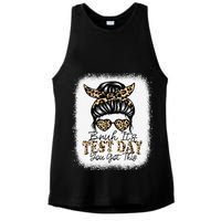 Bruh Its Test Day You Got This Testing Day Teacher Tie Dye Ladies PosiCharge Tri-Blend Wicking Tank