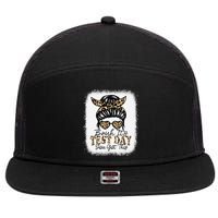 Bruh Its Test Day You Got This Testing Day Teacher Tie Dye 7 Panel Mesh Trucker Snapback Hat