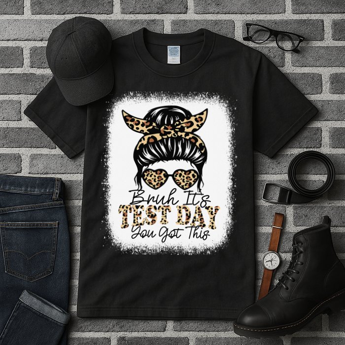 Bruh Its Test Day You Got This Testing Day Teacher Tie Dye Tall T-Shirt
