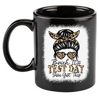 Bruh Its Test Day You Got This Testing Day Teacher Tie Dye 11oz C Handle Ceramic Mug