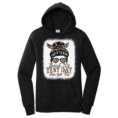 Bruh Its Test Day You Got This Testing Day Teacher Tie Dye Women's Pullover Hoodie