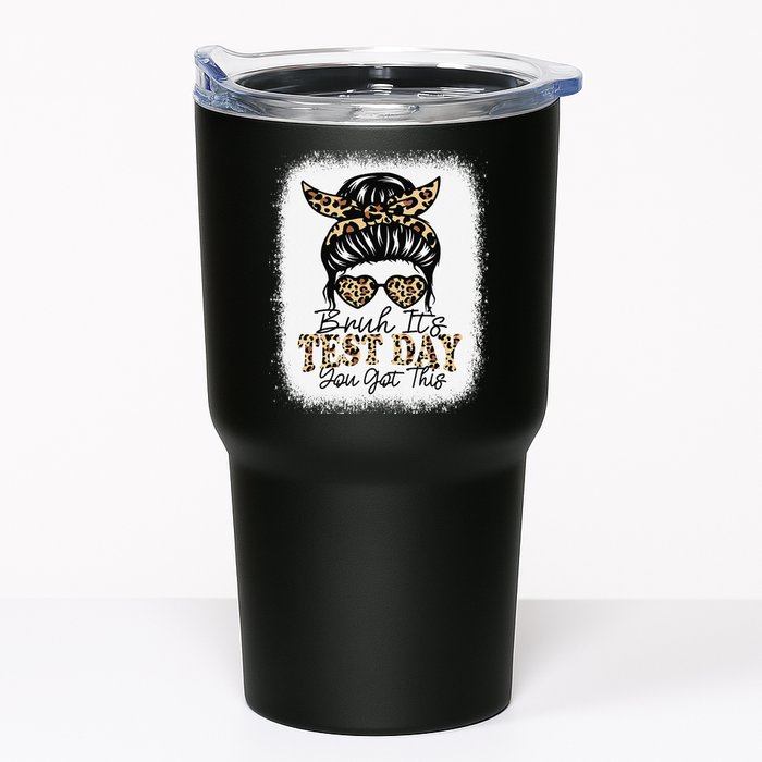Bruh Its Test Day You Got This Testing Day Teacher Tie Dye Tumbler