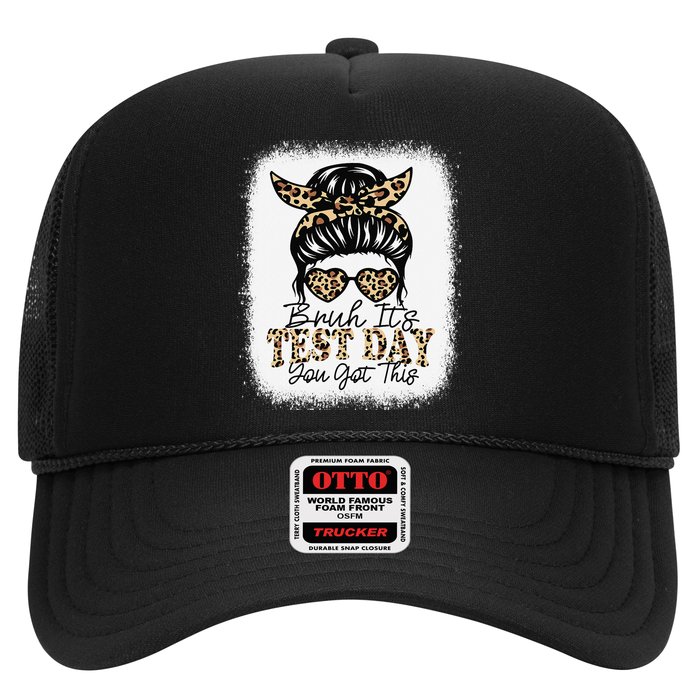 Bruh Its Test Day You Got This Testing Day Teacher Tie Dye Hat