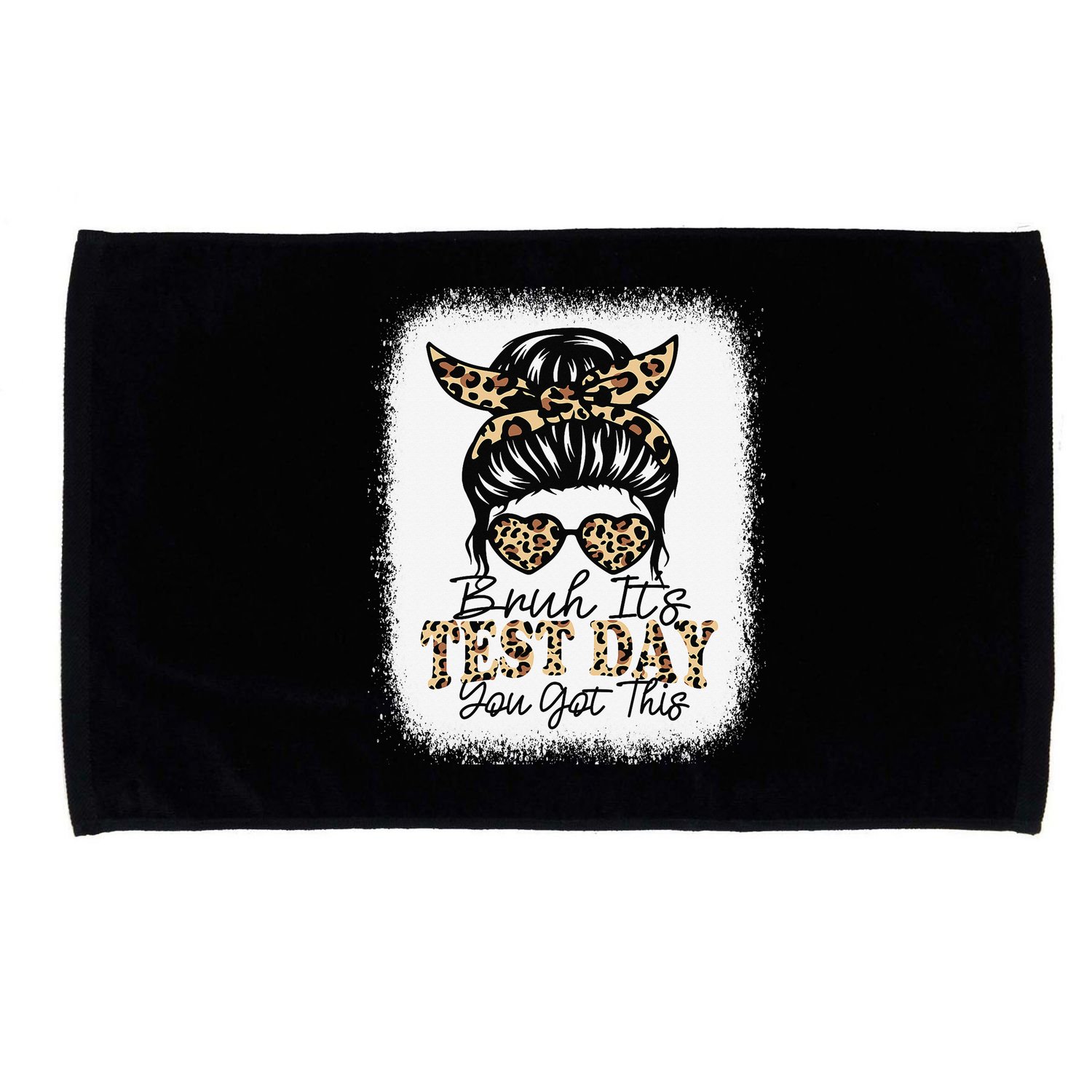 Bruh Its Test Day You Got This Testing Day Teacher Tie Dye Microfiber Hand Towel