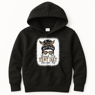 Bruh Its Test Day You Got This Testing Day Teacher Tie Dye Kids Hoodie