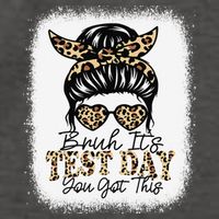 Bruh Its Test Day You Got This Testing Day Teacher Tie Dye Vector Backpack