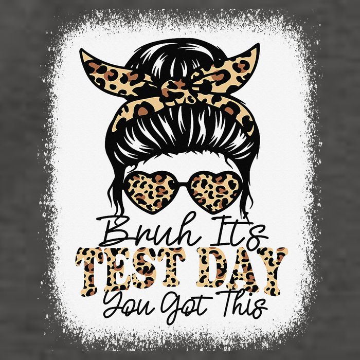Bruh Its Test Day You Got This Testing Day Teacher Tie Dye Vector Backpack