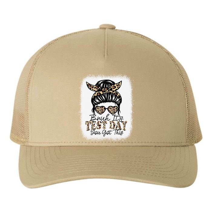 Bruh Its Test Day You Got This Testing Day Teacher Tie Dye Yupoong Adult 5-Panel Trucker Hat