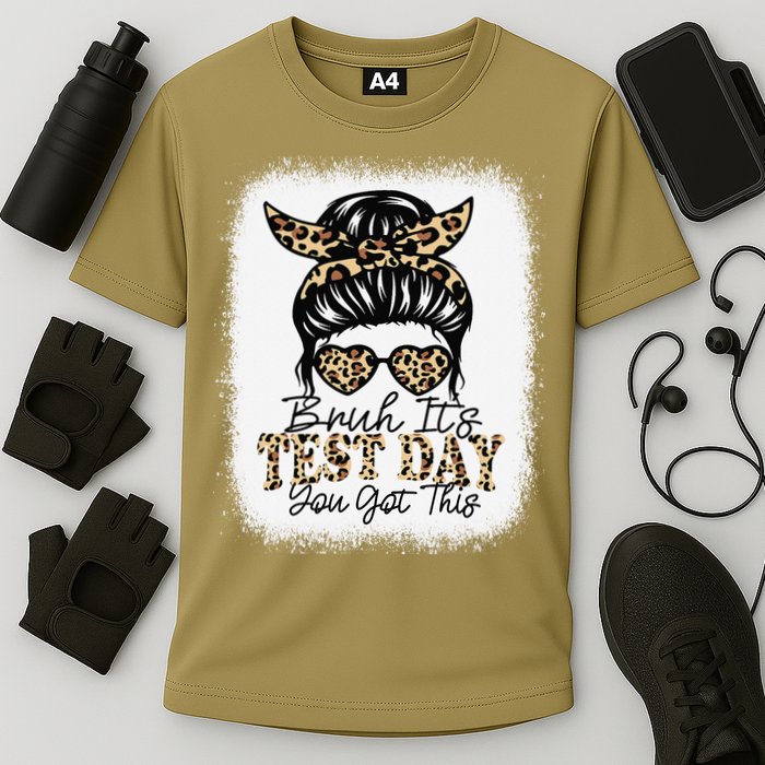 Bruh Its Test Day You Got This Testing Day Teacher Tie Dye Performance Shirt