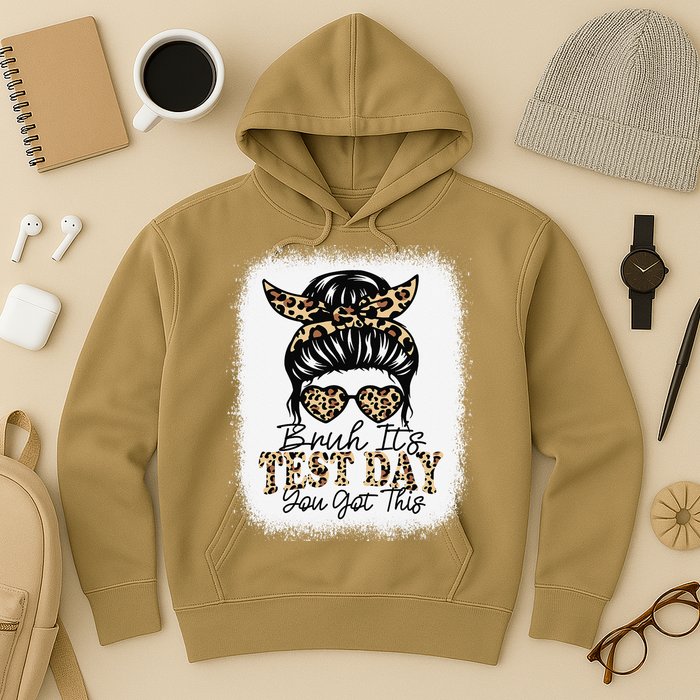 Bruh Its Test Day You Got This Testing Day Teacher Tie Dye Hoodie