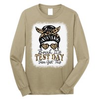 Bruh Its Test Day You Got This Testing Day Teacher Tie Dye Long Sleeve Shirt