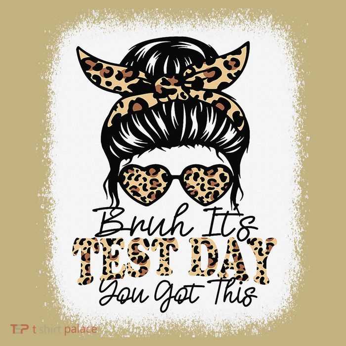 Bruh Its Test Day You Got This Testing Day Teacher Tie Dye Sustainable Beanie