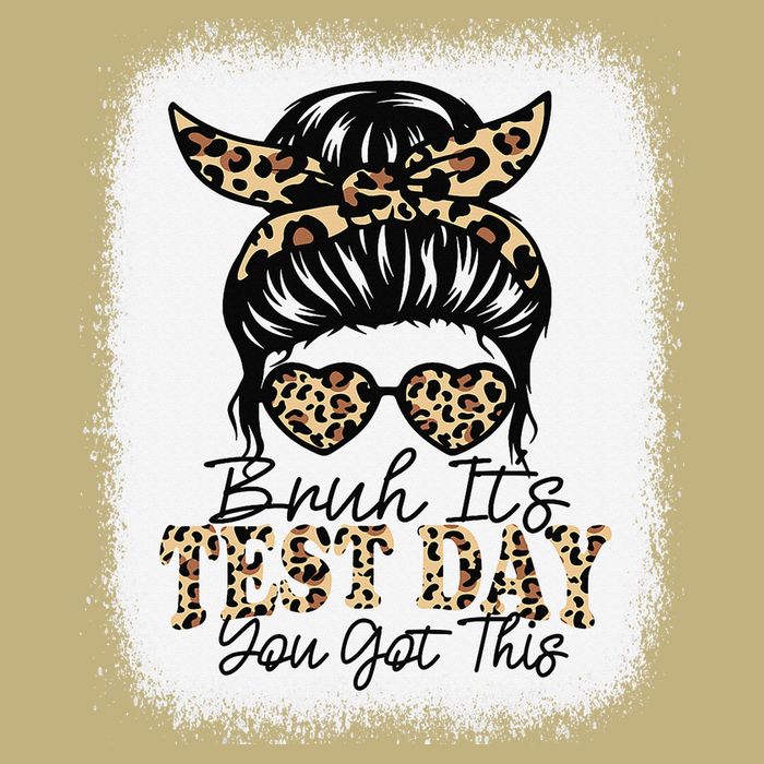 Bruh Its Test Day You Got This Testing Day Teacher Tie Dye Magnet