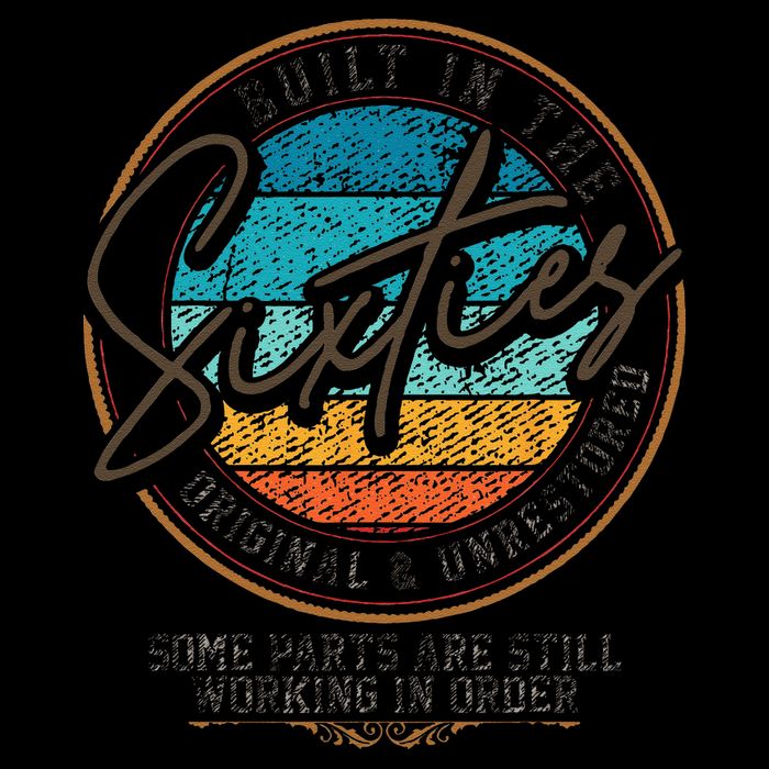 Built In The Sixties Original Unrestored For 60th Birthday Premium T-Shirt