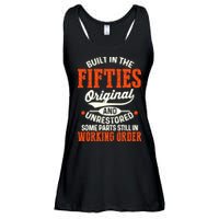 Built In The Fifties Original And Unrestored Funny Birthday Ladies Essential Flowy Tank