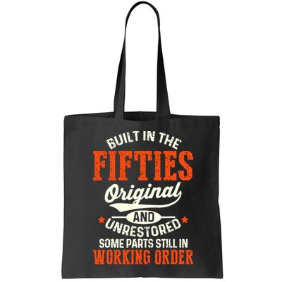 Built In The Fifties Original And Unrestored Funny Birthday Bag