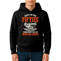 Built In The Fifties Original And Unrestored Funny Birthday Kids Hoodie