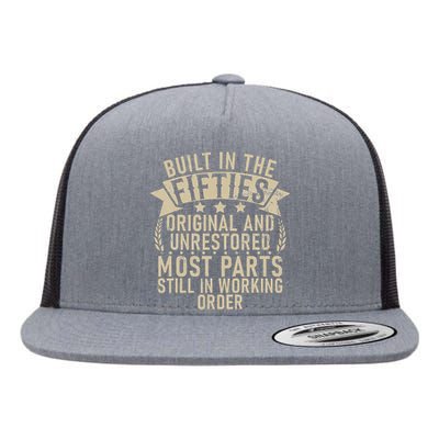 Built In The Fifties Original And Unrestored Retired Old Man Flat Bill Trucker Hat