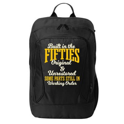Built In The Fifties Original And Unrestored Some Parts City Backpack