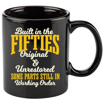 Built In The Fifties Original And Unrestored Some Parts 11oz C Handle Ceramic Mug