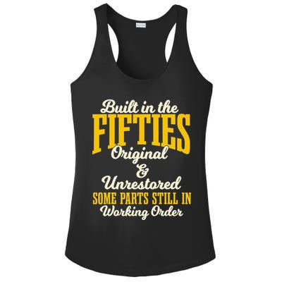 Built In The Fifties Original And Unrestored Some Parts Ladies PosiCharge Competitor Racerback Tank