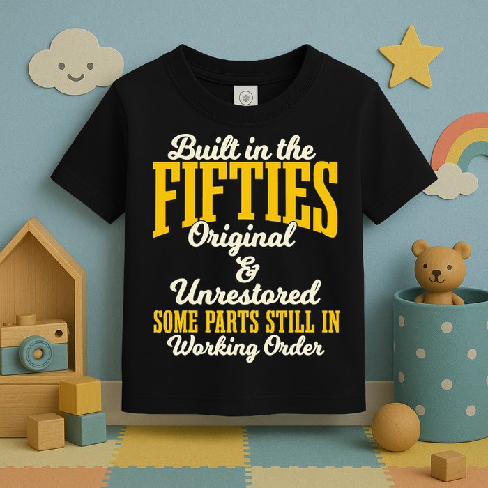 Built In The Fifties Original And Unrestored Some Parts Toddler T-Shirt