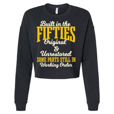 Built In The Fifties Original And Unrestored Some Parts Cropped Pullover Crew