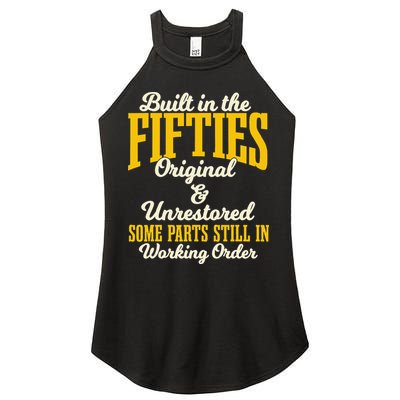 Built In The Fifties Original And Unrestored Some Parts Women's Perfect Tri Rocker Tank