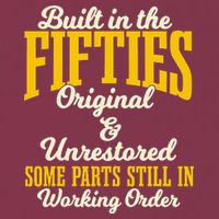 Built In The Fifties Original And Unrestored Some Parts 16oz Travel Tumbler