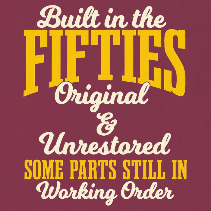 Built In The Fifties Original And Unrestored Some Parts 16oz Travel Tumbler