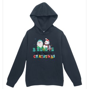 Believe In The Magic Of Christmas Merry Christmas Day Urban Pullover Hoodie