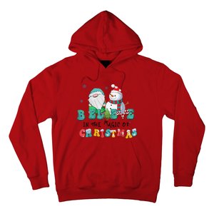 Believe In The Magic Of Christmas Merry Christmas Day Hoodie