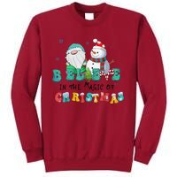 Believe In The Magic Of Christmas Merry Christmas Day Tall Sweatshirt