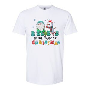 Believe In The Magic Of Christmas Merry Christmas Day Softstyle CVC T-Shirt