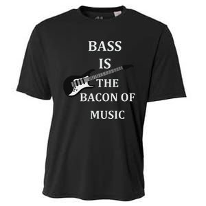 Bass Is The Bacon Of Music Bass Players Cooling Performance Crew T-Shirt