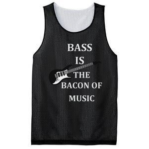 Bass Is The Bacon Of Music Bass Players Mesh Reversible Basketball Jersey Tank