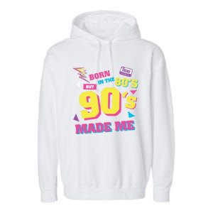 Born In The 80s But 90s Made Me Cassette Tape Garment-Dyed Fleece Hoodie